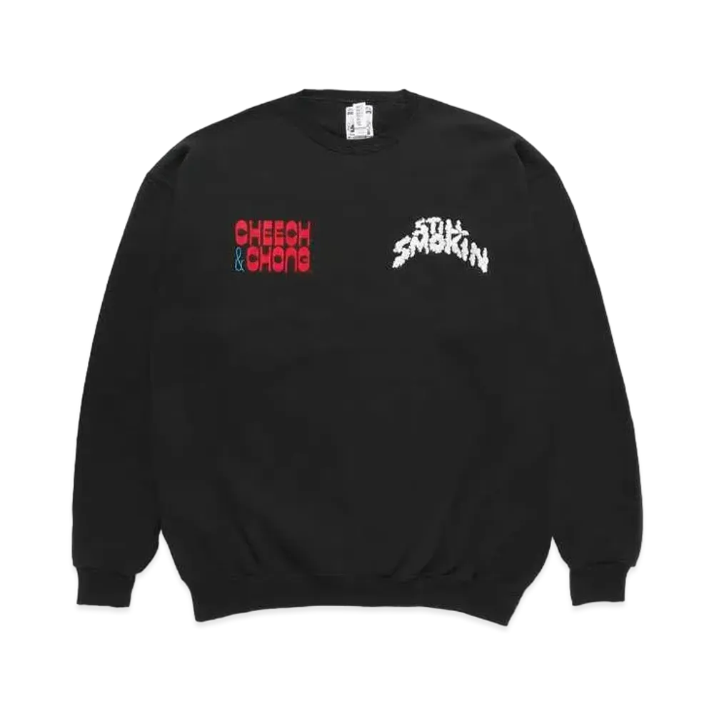 WACKO MARIA STILL SMOKIN' / SWEAT SHIRT #3 "Black"
