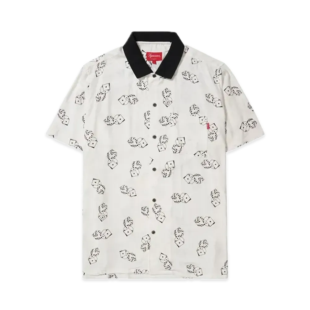 Supreme Dice Rayon S/S Shirt "White"