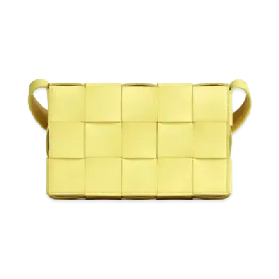 Bottega Veneta Small Cassette Crossbody Bag "Sherbet"