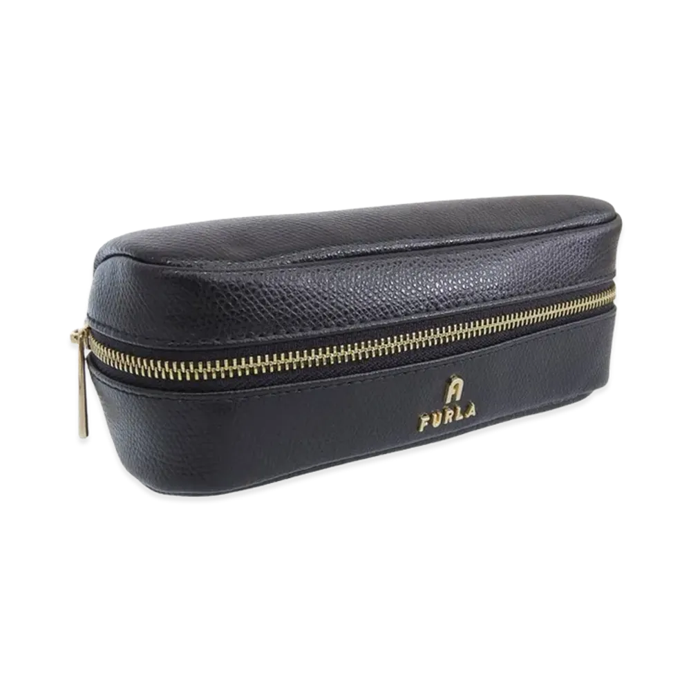 FURLA Furla Camelia S Jewelry Case "Black"
