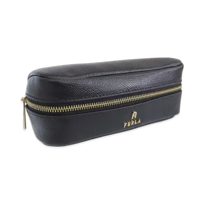 FURLA Furla Camelia S Jewelry Case "Black"