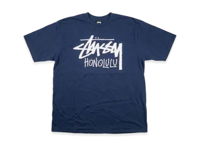 Stussy Stock Honolulu Tee "Navy"
