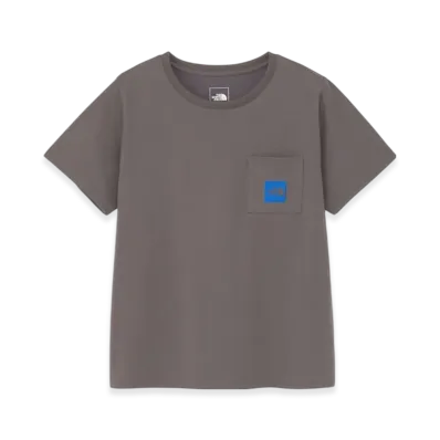 The North Face Short Sleeve Square Logo Pocket Tee "Smoked Pearl"