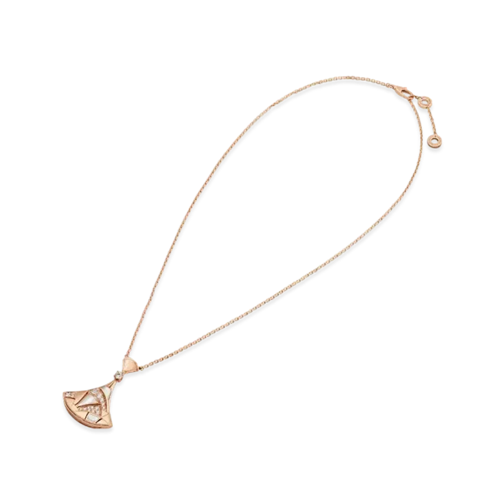 BVLGARI Divas Dream Necklace Diamond "Pink Gold"
