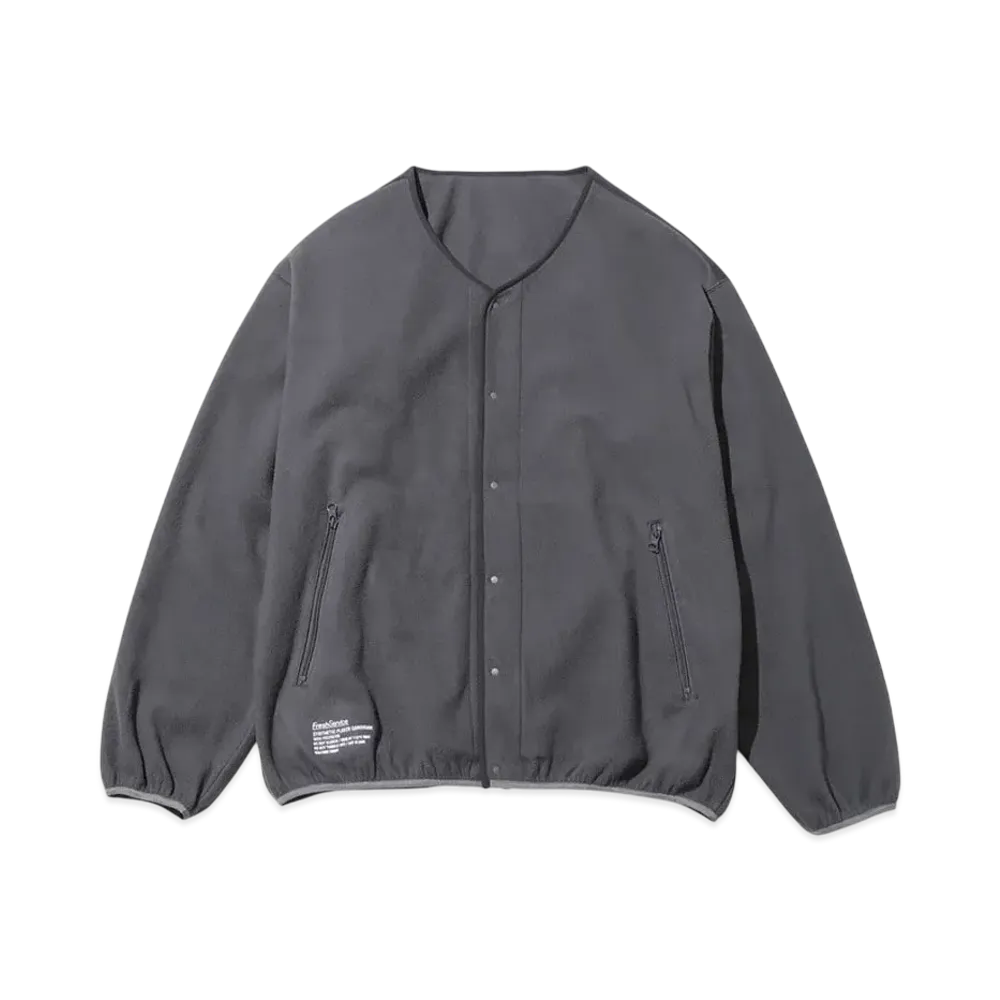 FreshService Synthetic Fleece Cardigan "Gray"