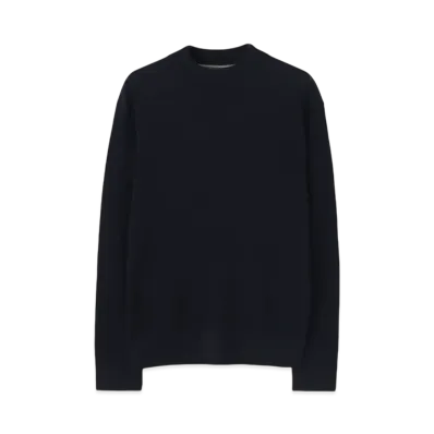 Paul Smith Fishermans Rib Mock Neck Knit "Navy"