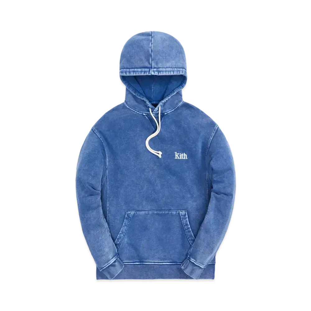 Kith Overdyed Heather Williams III Hoodie "Dark Indigo"