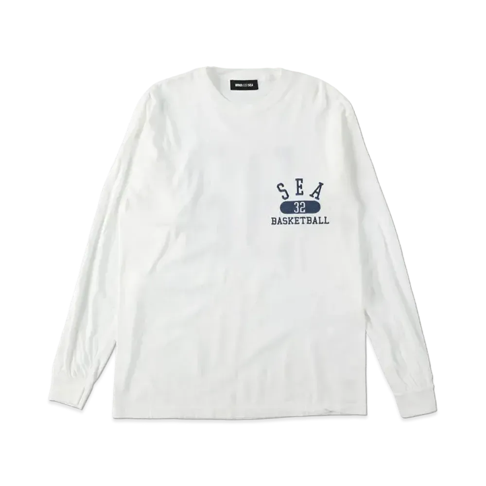 WIND AND SEA SEA (A-HOOPS) L/S T SHIRT "White"