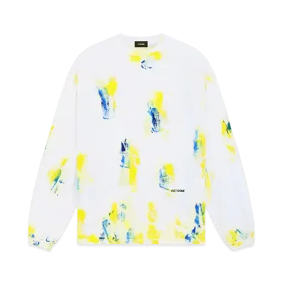 WE11DONE Painted T-shirt "White"