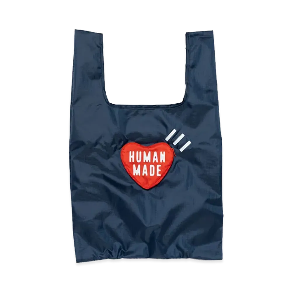 HUMAN MADE Heart Shopping Bag Large "Navy"