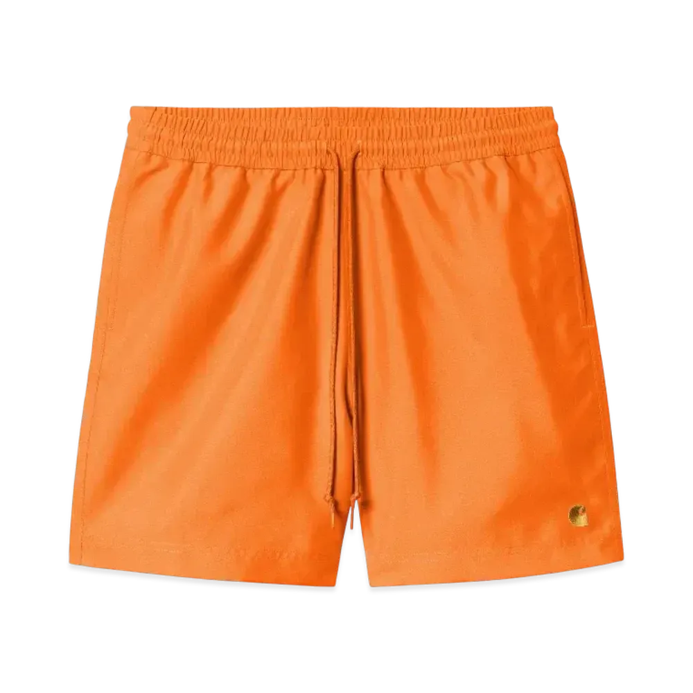 Carhartt WIP Chase Swim Trunks "Pumpkin/Gold"