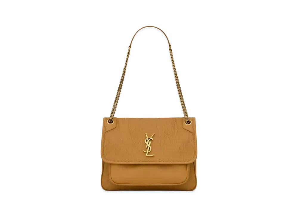 Saint Laurent Niki Medium in Grained Lambskin "Dark Sun"