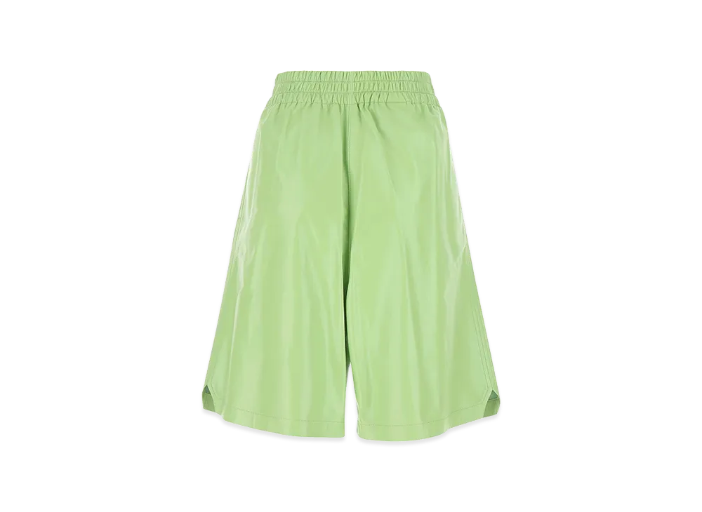 Bottega Veneta Women's Leather Shorts "Pastel Green"
