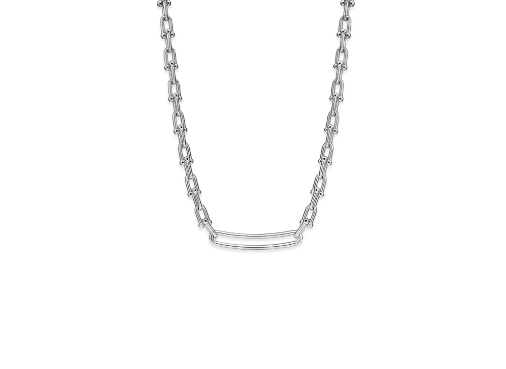 Tiffany & Co. Tiffany HardWear Elongated Link Necklace "Silver"