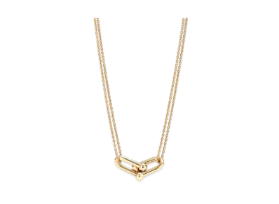 Tiffany & Co. Tiffany HardWear Large Double Link Pendant 18K "Yellow Gold"