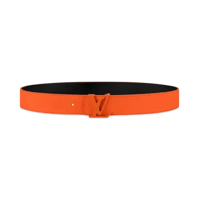 Louis Vuitton LV Shape 40MM Reversible Belt "Orange"