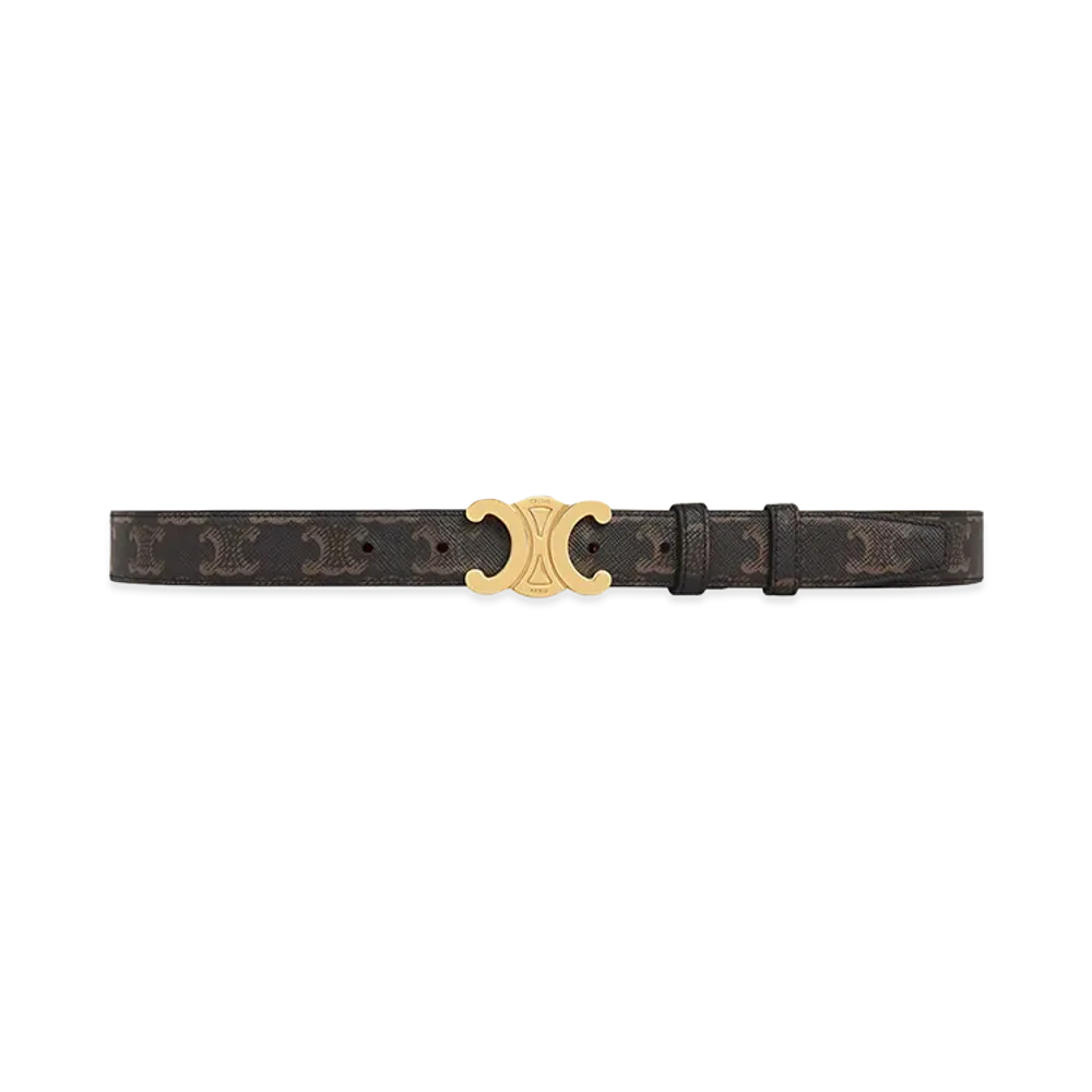 CELINE Women's Belts "Brown"