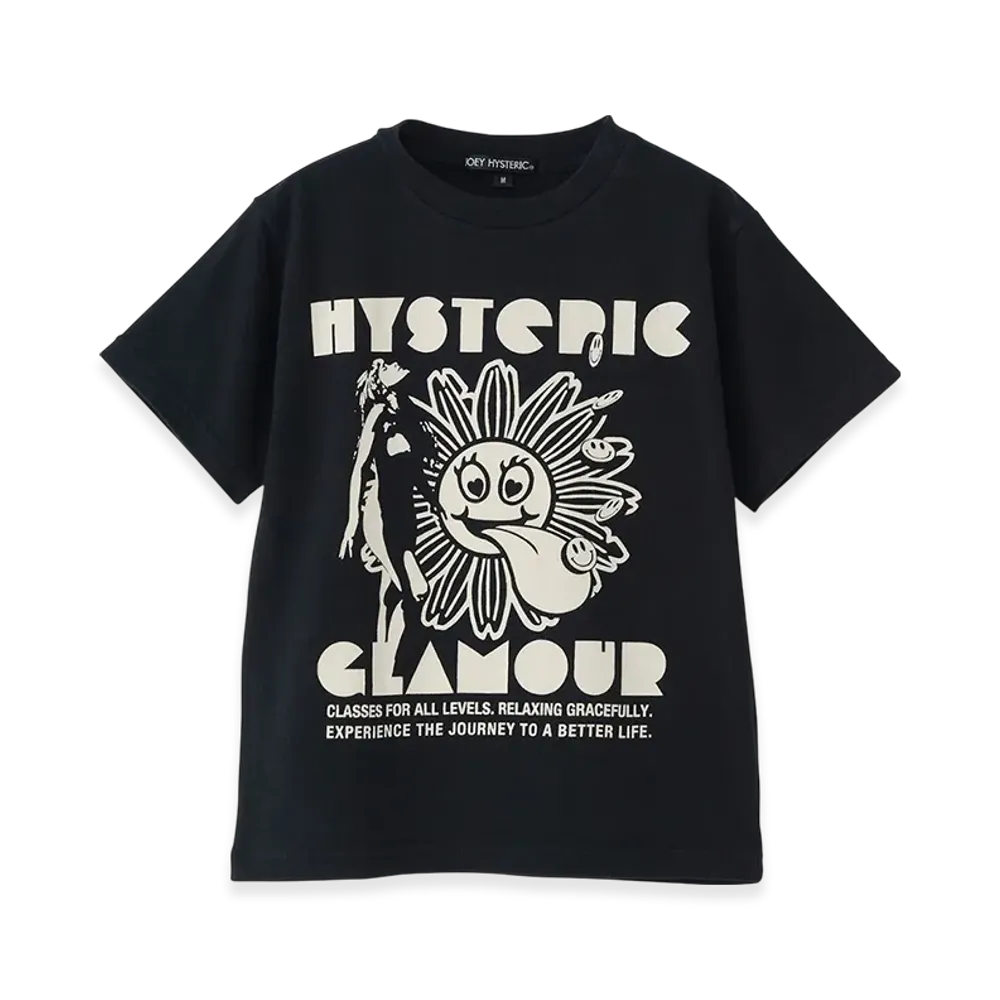 HYSTERIC GLAMOUR Flower Trippin T-Shirt "Black"