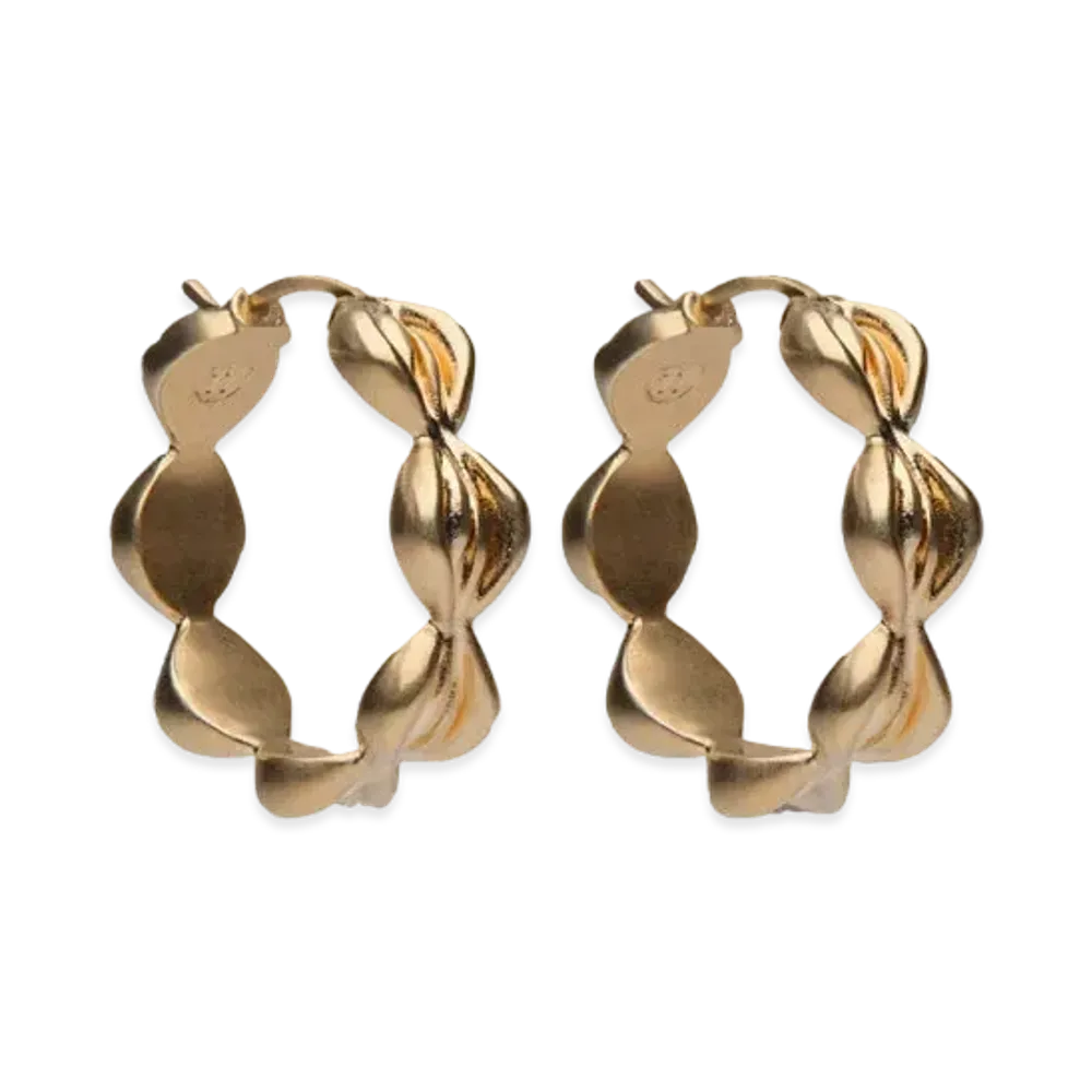Maison Margiela Timeless Hoop Earring "Gold"