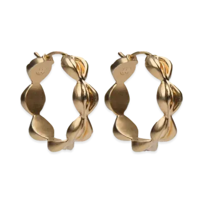 Maison Margiela Timeless Hoop Earring "Gold"