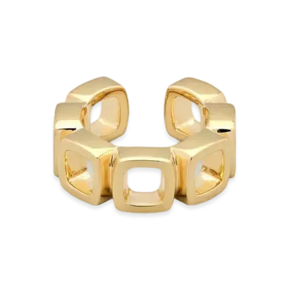TOMWOOD Cushion Ear Cuff Open "Gold"