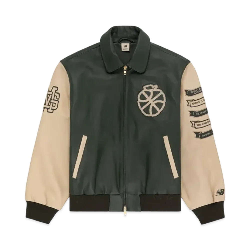 Aime Leon Dore x New Balance SONNY NY Tournament Jacket "Green&Cream"