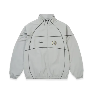 PALACE Pro Team Piped Shell Jacket "Grey"