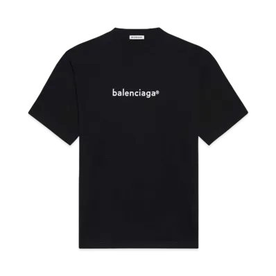 BALENCIAGA New Copyright Large Fit T-shrit "Black"
