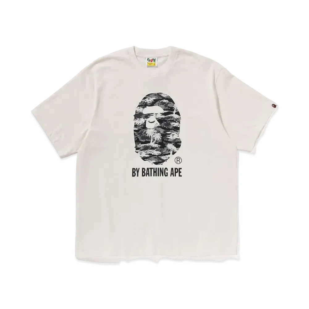 A BATHING APE Palm Tree Camo By Bathing Ape Relaxed Fit Tee "White"
