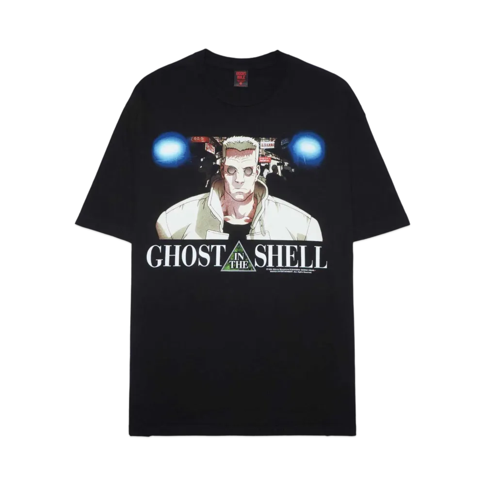 Geeks Rule x GHOST IN THE SHELL 15 Silkscreen Printing T Shirt Vol.02 "Batou" "Black"