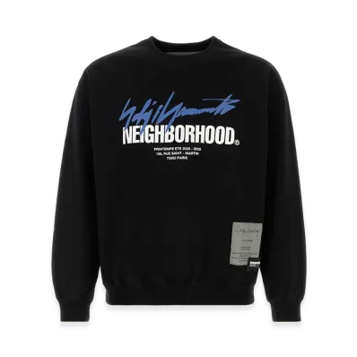 Yohji Yamamoto x Neighborhood Cotton Sweatshirt "Black"
