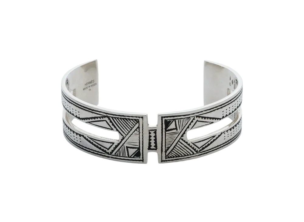 Hermes Touareg Bangle "Silver"
