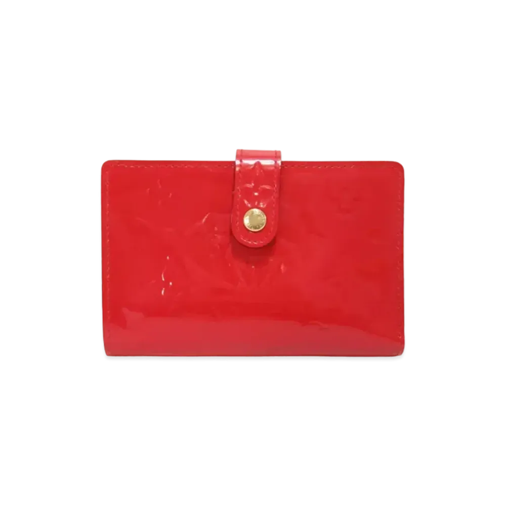 Louis Vuitton Viennois Wallet Vernis "Cerise"
