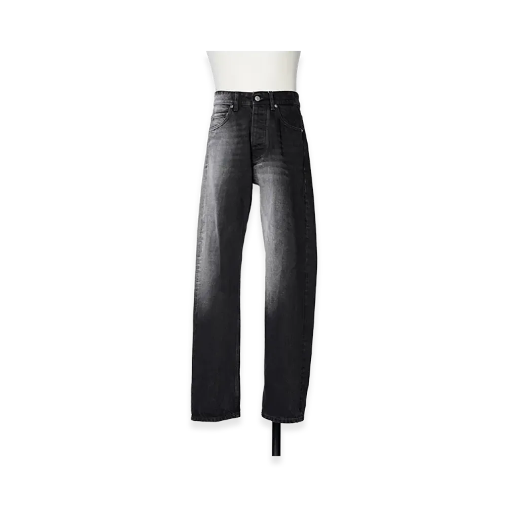 MM6 Maison Margiela Gradation Straight Denim Pants "Fade Black"