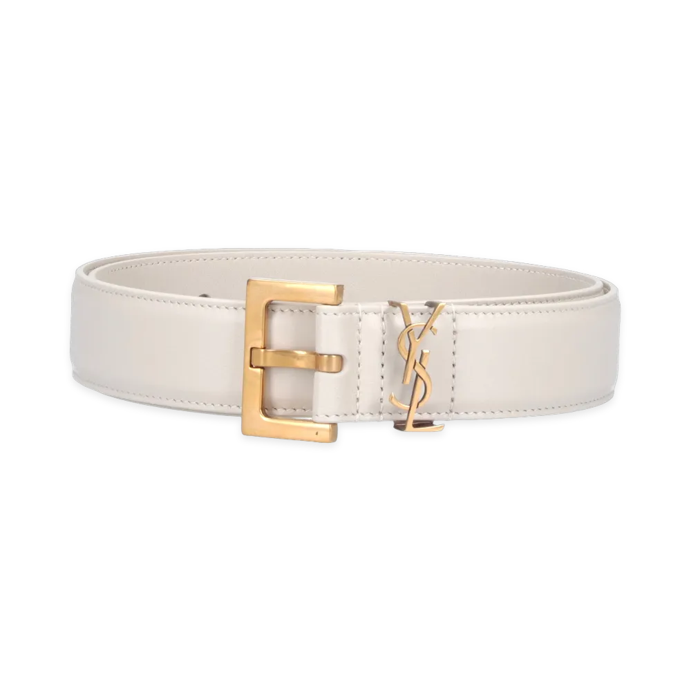 Saint Laurent Women's Belts "White"