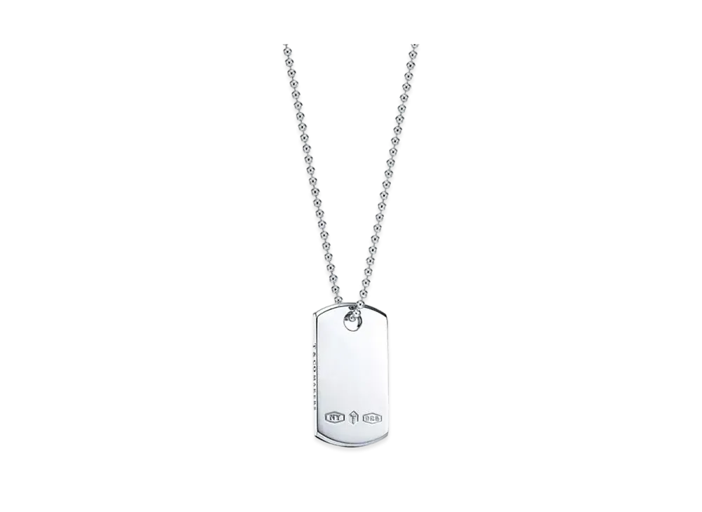 Tiffany & Co. Tiffany 1837 Makers I.D. Tag Pendant "Sterling Silver"
