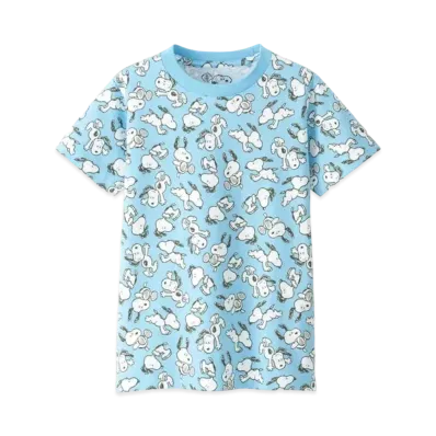 Uniqlo x KAWS x Peanuts Snoopy Pattern Tee "Blue"