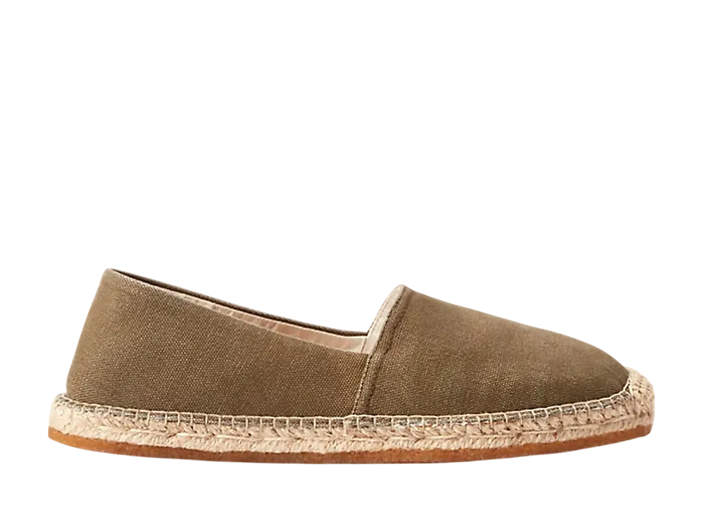 RRL Ralph Lauren Canvas Espadrille "Olive Drab"