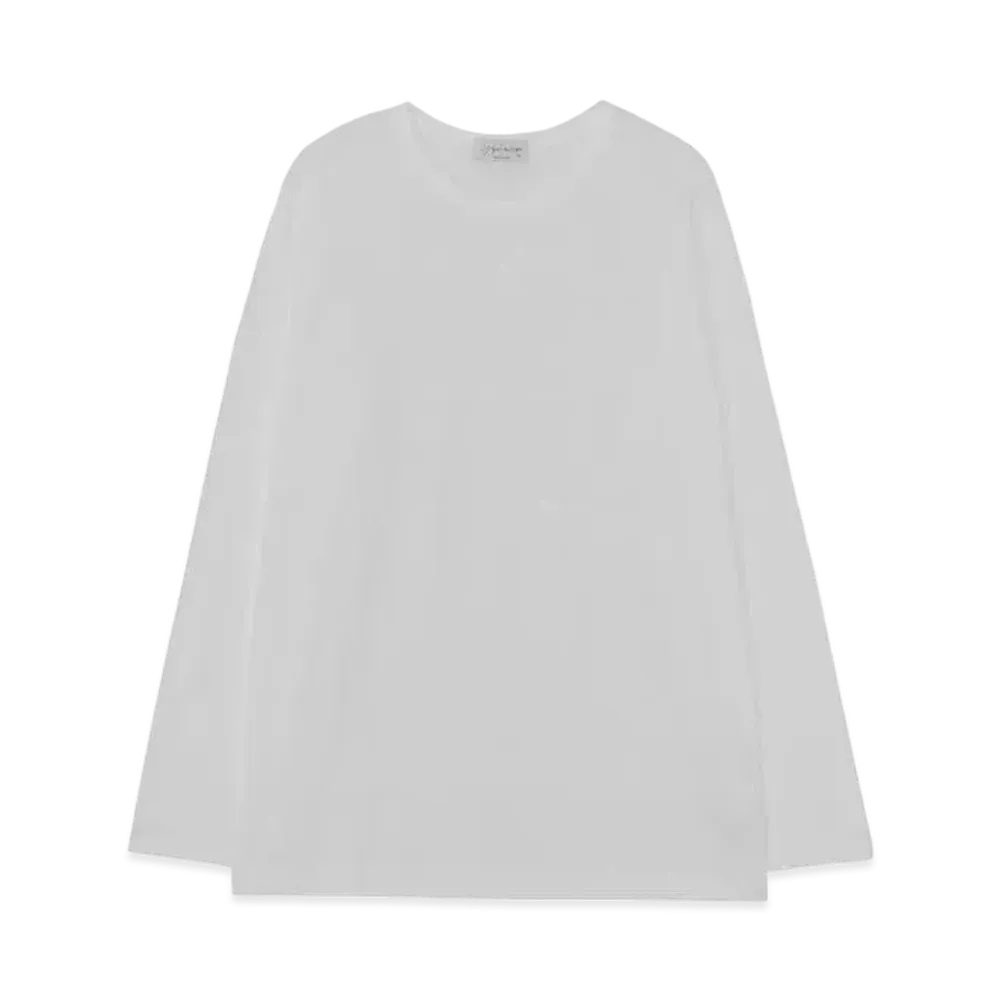 Yohji Yamamoto 30-Altima PS Round Neck Long Sleeve "Off White"
