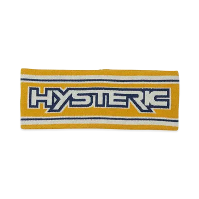 HYSTERIC GLAMOUR Women's Hysteric Sports Jacquard Headband "Yellow"
