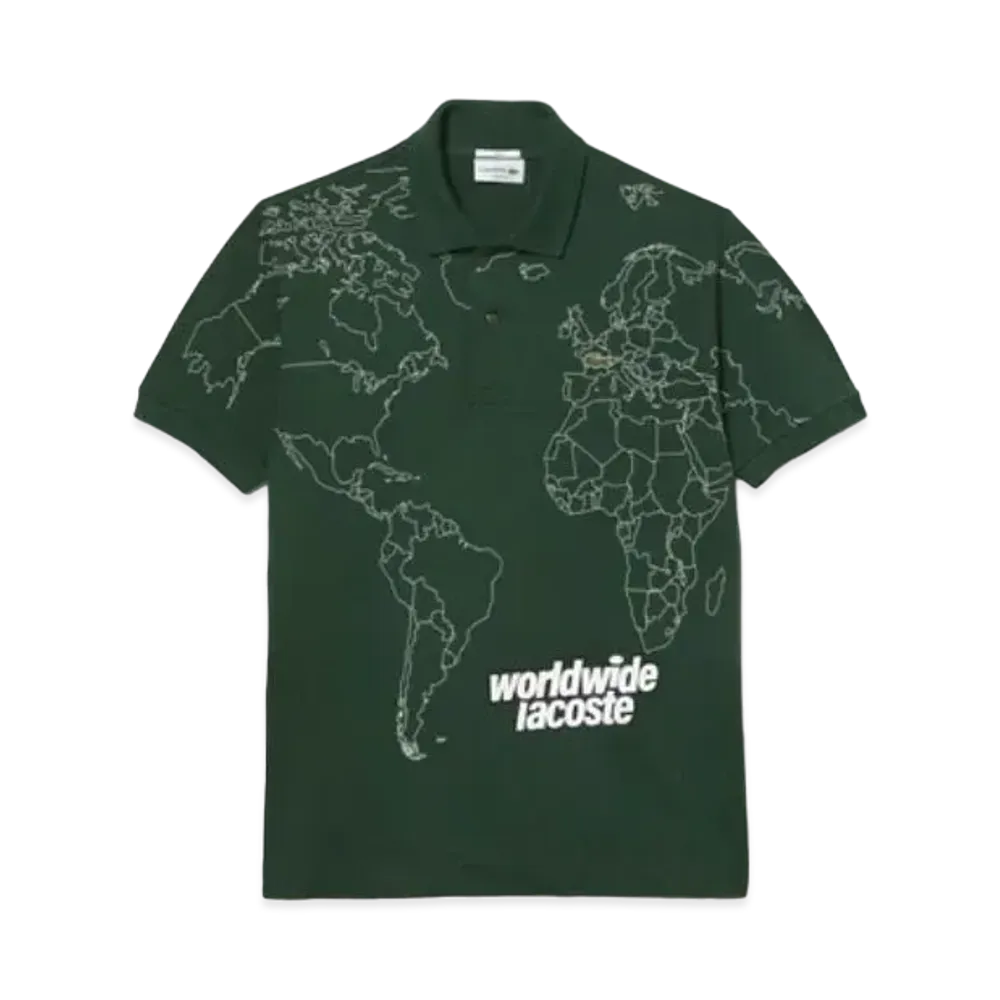 LACOSTE World Wide LACOSTE Polo Shirt "Green"