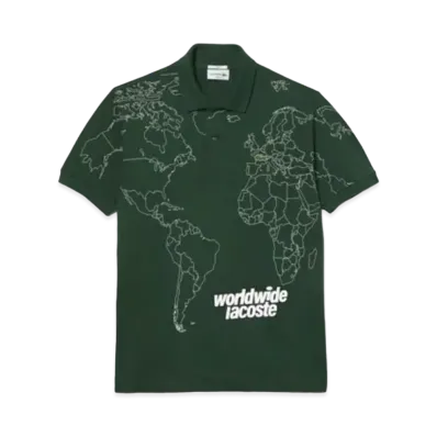 LACOSTE World Wide LACOSTE Polo Shirt "Green"