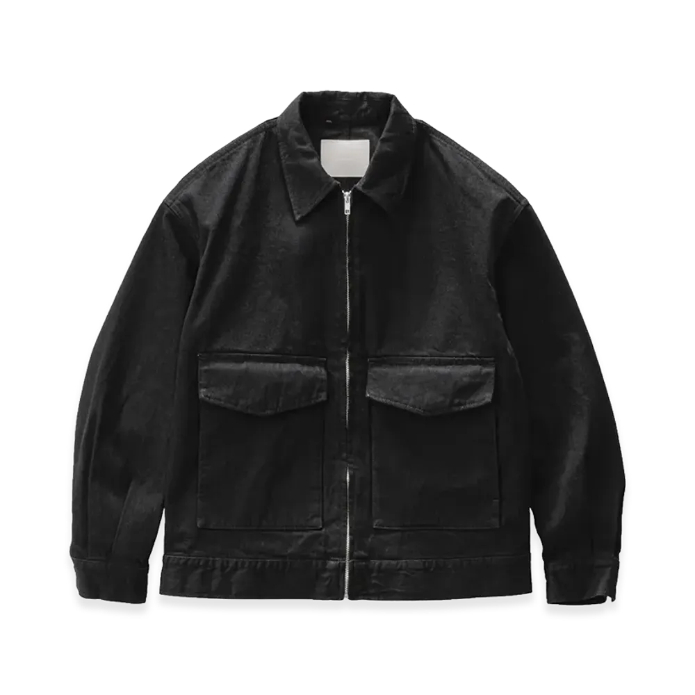 Graphpaper Selvage Denim Zip Jacket "Black"