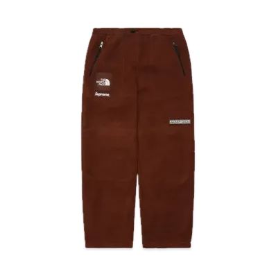 Supreme x The North Face Steep Tech Fleece Pant "Brown"