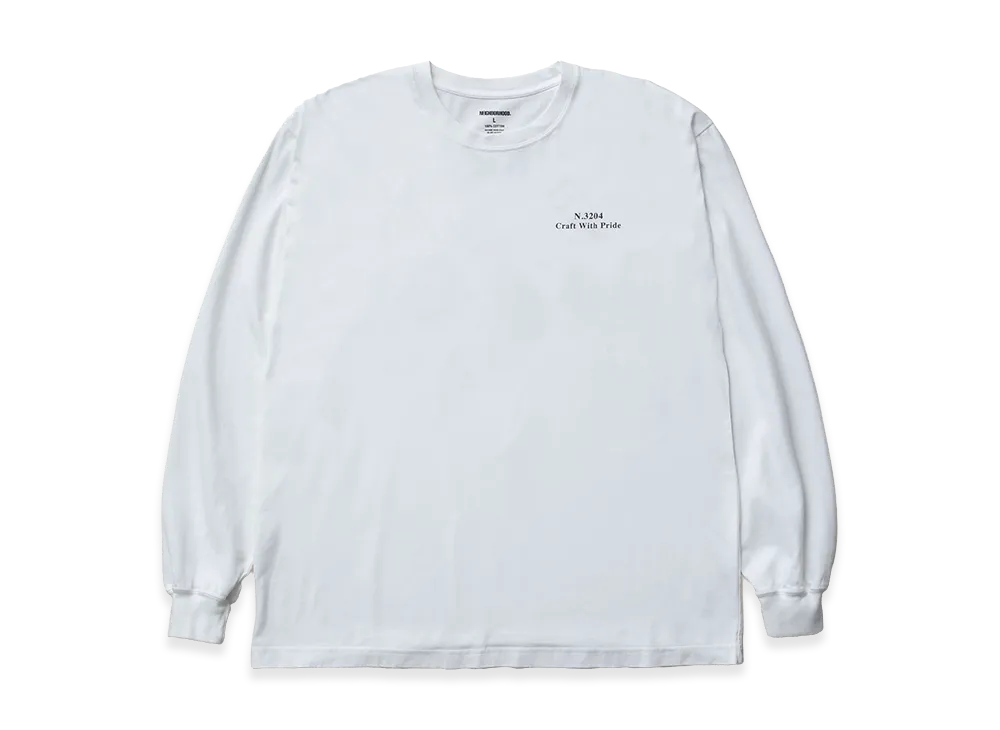 NEIGHBORHOOD NH . Tee LS-17 "White"