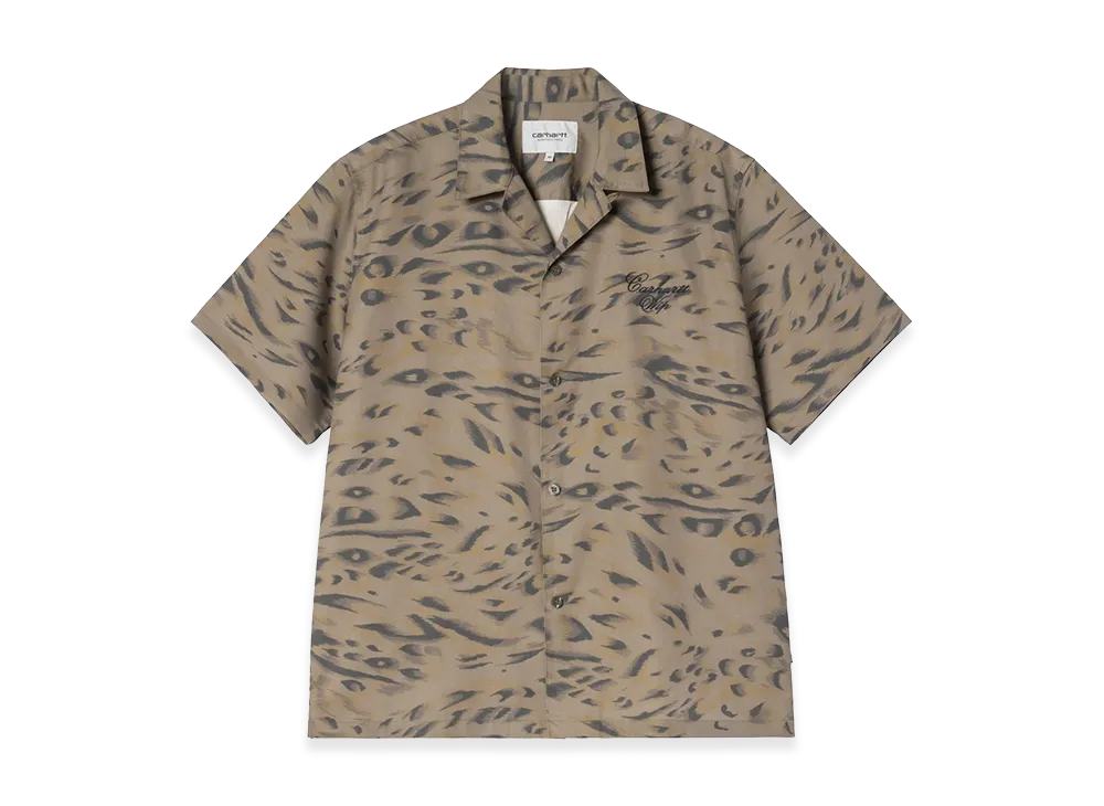 Carhartt WIP S/S Travon Shirt "Duck Feather Print/Cypress/Black"