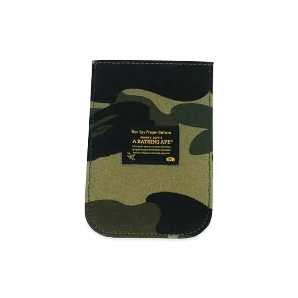 A BATHING APE Card Case "Camo"