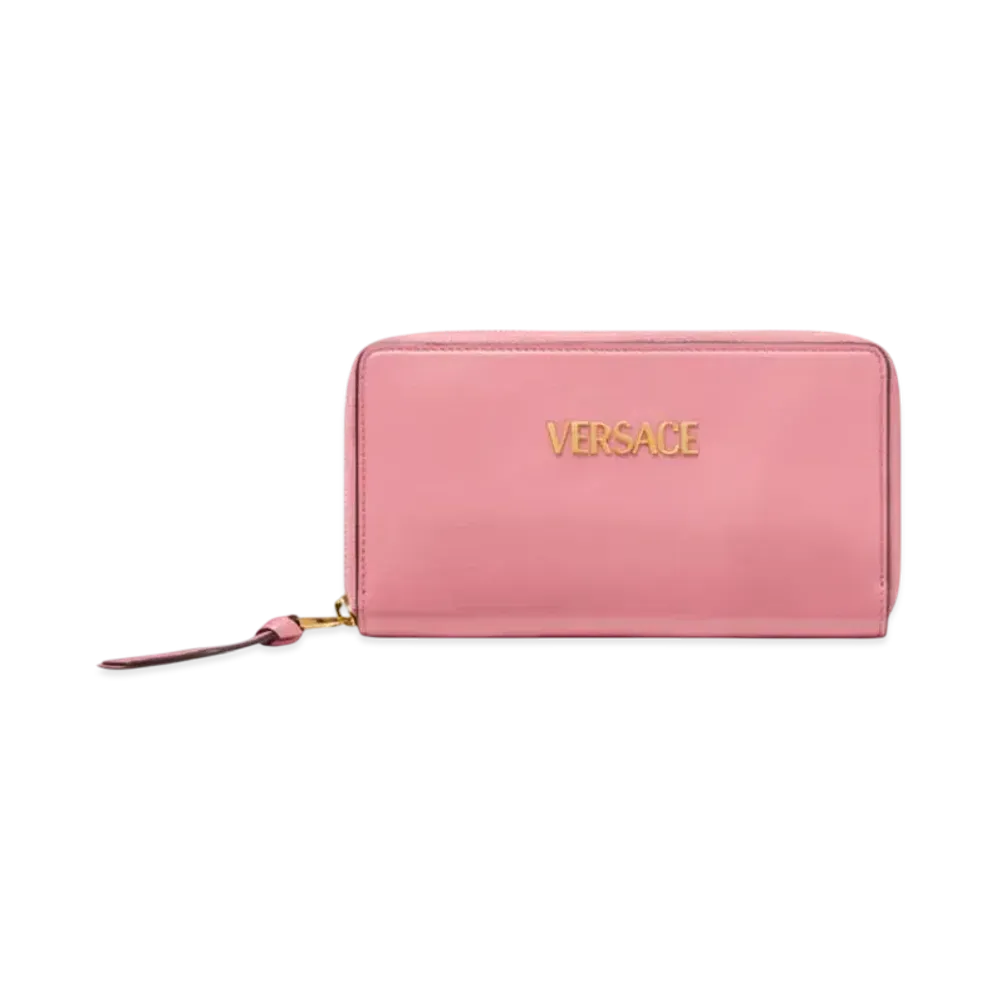 Versace Tag Long Wallet "Pink"