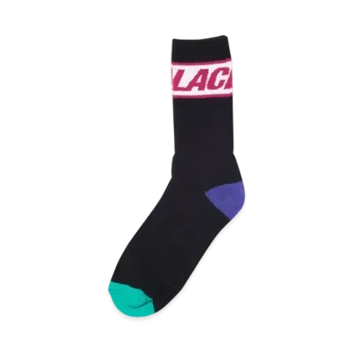 PALACE Font Sock "Black"