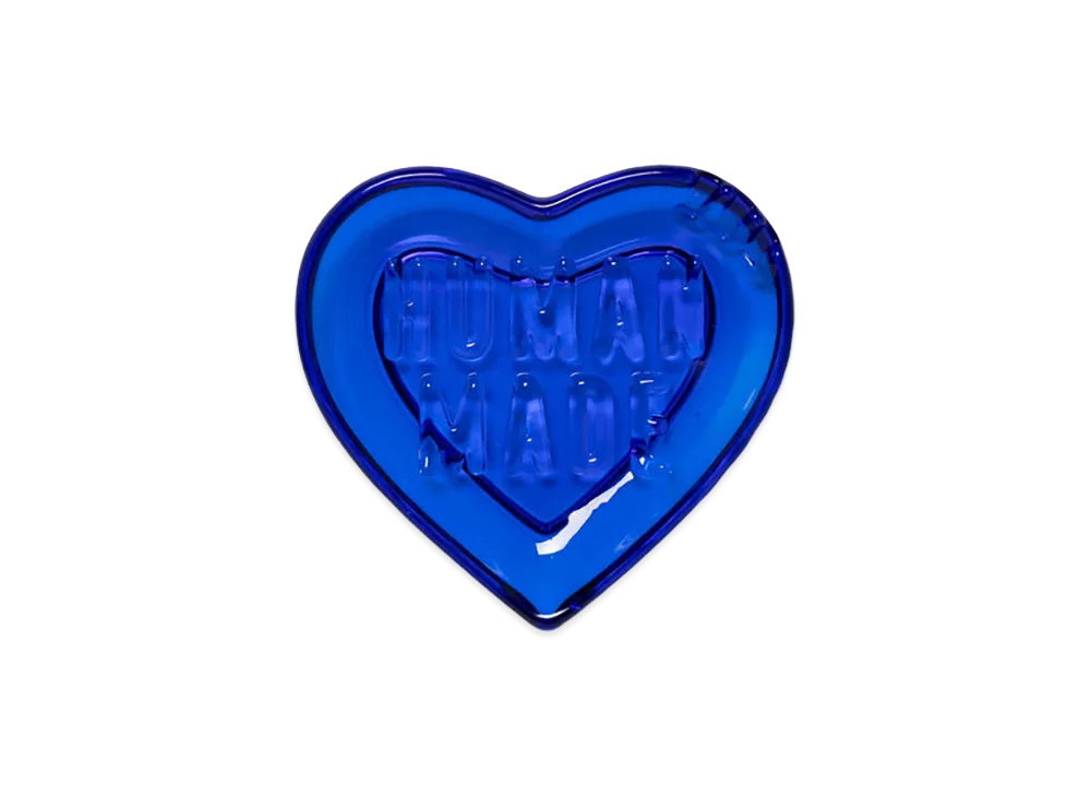 HUMAN MADE Heart Glass Tray "Navy"